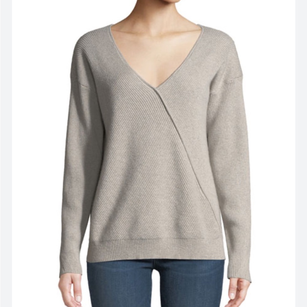 J BRAND Loran Reversible Cashmere Pullover Sweater